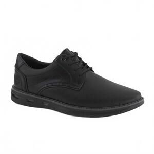 NEW FERRATO men's oxford lace-up casual shoe in black